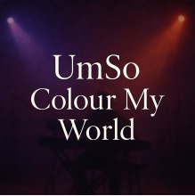 dark background with red and blue light